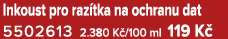 Inkoust pro raz tka na ochranu dat 5502613 2.380 K /100 ml 119 K 