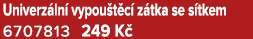 Univerz ln vypou t c  z tka se s tkem 6707813 249 K 