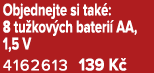 Objednejte si tak : 8 tu kov ch bateri AA, 1,5 V 4162613 139 K 