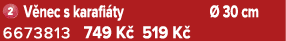 ￼ V nec s karafi ty  30 cm 6673813 749 K  519 K 