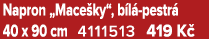 Napron „Mace ky“, b l pestr  40 x 90 cm 4111513 419 K 