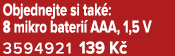 Objednejte si tak : 8 mikro bateri AAA, 1,5 V 3594921 139 K 