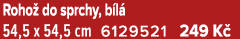 Roho do sprchy, b l  54,5 x 54,5 cm 6129521 249 K 