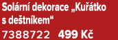 Sol rn dekorace „Ku  tko s de tn kem“ 7388722 499 K 