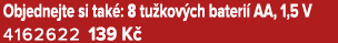 Objednejte si tak : 8 tu kov ch bateri AA, 1,5 V 4162622 139 K 