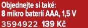 Objednejte si tak : 8 mikro bateri AAA, 1,5 V 3594922 139 K 