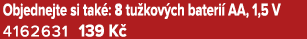 Objednejte si tak : 8 tu kov ch bateri AA, 1,5 V 4162631 139 K 