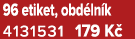 96 etiket, obd ln k 4131531 179 K 