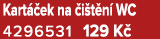 Kart ek na  i t n  WC 4296531 129 K 