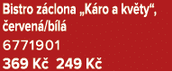 Bistro z clona „K ro a kv ty“, erven /b l  6771901 369 K  249 K 