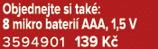 Objednejte si tak : 8 mikro bateri AAA, 1,5 V 3594901 139 K 