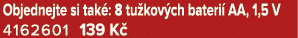 Objednejte si tak : 8 tu kov ch bateri AA, 1,5 V 4162601 139 K 