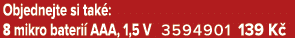 Objednejte si tak : 8 mikro bateri AAA, 1,5 V 3594901 139 K 