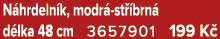 N hrdeln k, modr st  brn  d lka 48 cm 3657901 199 K 