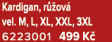Kardigan, r ov  vel. M, L, XL, XXL, 3XL 6223001 499 K 