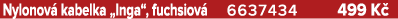 Nylonov kabelka „Inga“, fuchsiov  6637434 499 K 