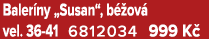 Baler ny „Susan“, b ov  vel. 36 41 6812034 999 K 