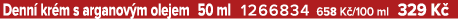 Denn kr m s arganov m olejem 50 ml 1266834 658 K /100 ml 329 K 