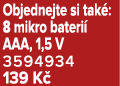 Objednejte si tak : 8 mikro bateri AAA, 1,5 V 3594934 139 K 
