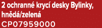 2 ochrann kryc  desky Bylinky, hn d /zelen  CP07959000