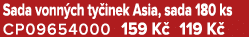 Sada vonn ch ty inek Asia, sada 180 ks CP09654000 159 K 119 K 