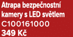 Atrapa bezpe nostn kamery s LED sv tlem C100161000 349 K 