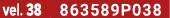 vel. 38 863589P038