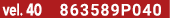 vel. 40 863589P040