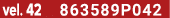 vel. 42 863589P042