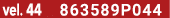 vel. 44 863589P044