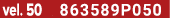 vel. 50 863589P050