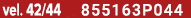 vel. 42/44 855163P044