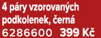 4 p ry vzorovan ch podkolenek, ern  6286600 399 K 