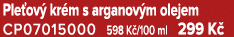 Ple ov kr m s arganov m olejem CP07015000 598 K /100 ml 299 K 