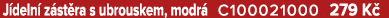 J deln z st ra s ubrouskem, modr  C100021000 279 K 