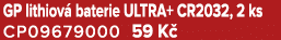 GP lithiov baterie ULTRA+ CR2032, 2 ks CP09679000 59 K 