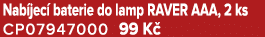 Nab jec baterie do lamp RAVER AAA, 2 ks CP07947000 99 K 