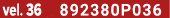 vel. 36 892380P036