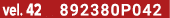 vel. 42 892380P042