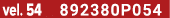 vel. 54 892380P054