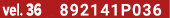 vel. 36 892141P036