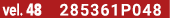 vel. 48 285361P048