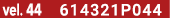 vel. 44 614321P044