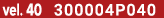 vel. 40 300004P040