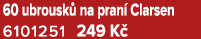 60 ubrousk na pran  Clarsen 6101251 249 K 
