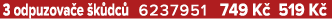 3 odpuzova e k dc  6237951 749 K  519 K 