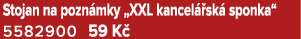Stojan na pozn mky „XXL kancel sk  sponka“ 5582900 59 K 