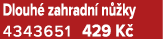 Dlouh zahradn  n  ky 4343651 429 K 