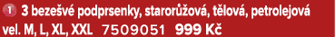 ￼ 3 beze v podprsenky, staror  ov , t lov , petrolejov  vel. M, L, XL, XXL 7509051 999 K 