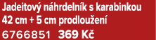 Jadeitov n hrdeln k s karabinkou 42 cm + 5 cm prodlou en  6766851 369 K 